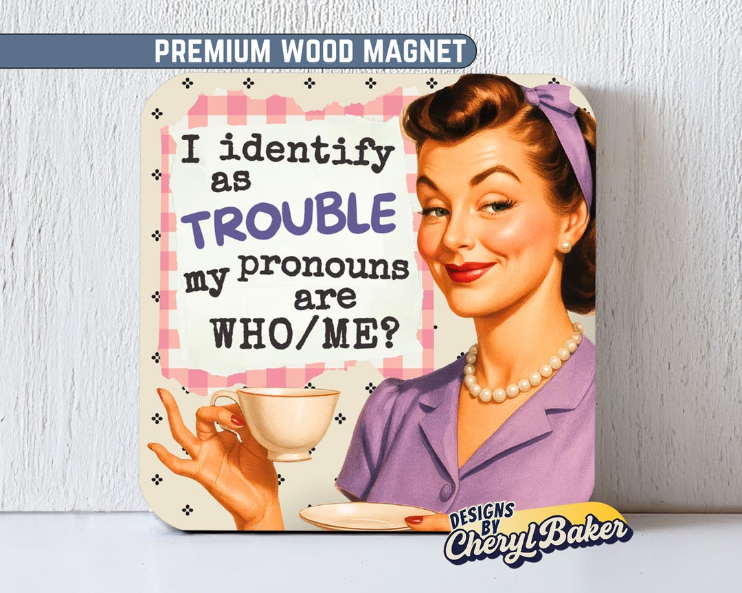 Sarcastic Work Magnet, Feminist Magnet Teacher, Small Gift for ...