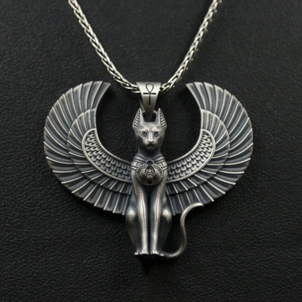 Egyptian Cat Jewelry Etsy