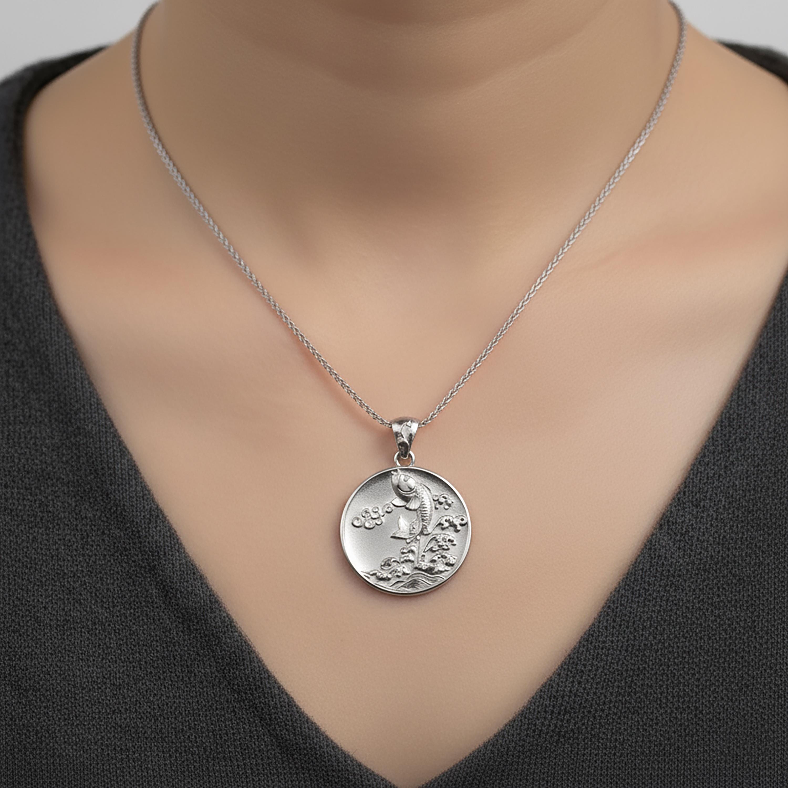 Elegante Ciondolo In Argento 925 Con Ciondolo A Forma Di