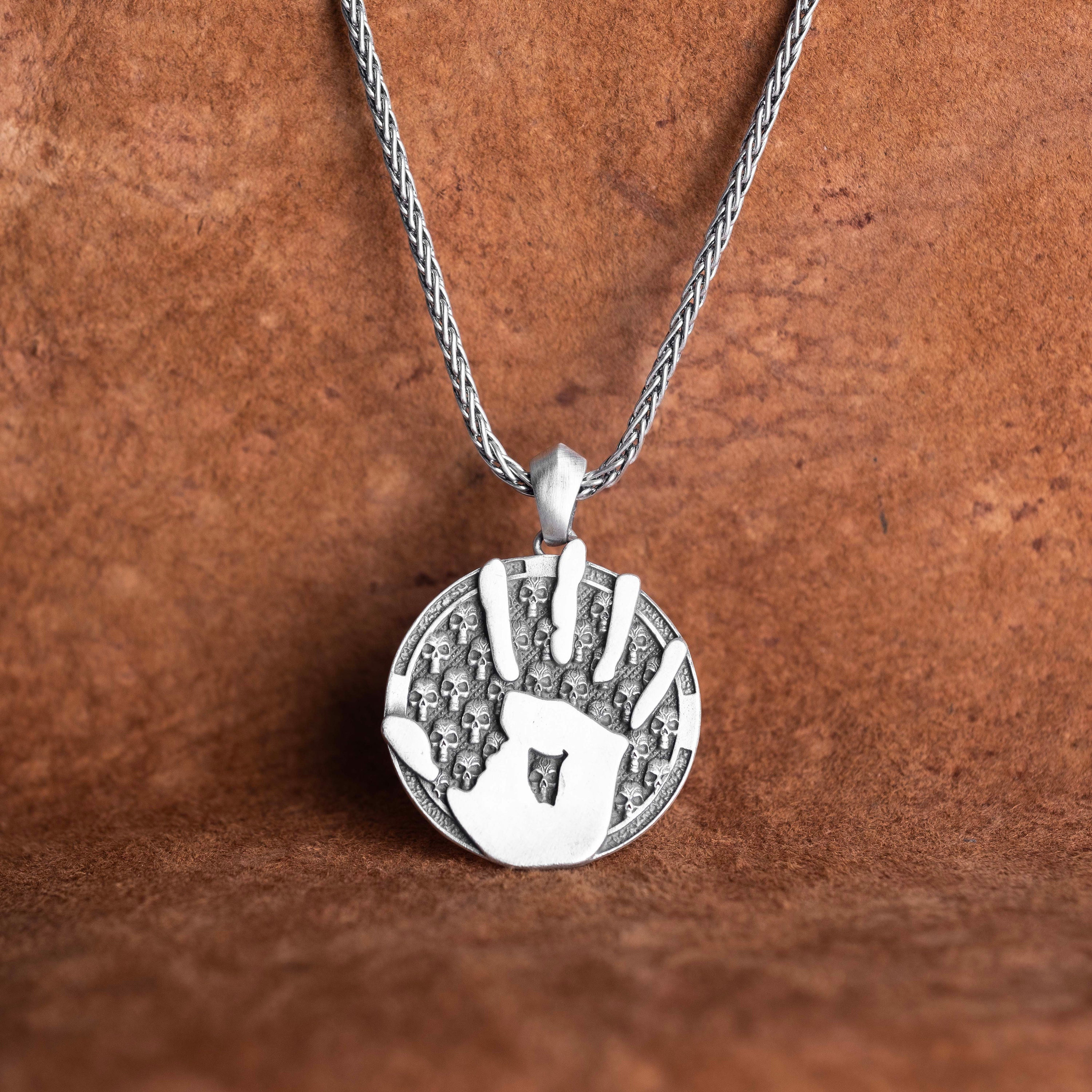 Skyrim Necklace, Dark Brotherhood, We Know, Gaming Accessory, RPG Jewelry, Stealth Symbol, Assassin Icon, Elder Scrolls