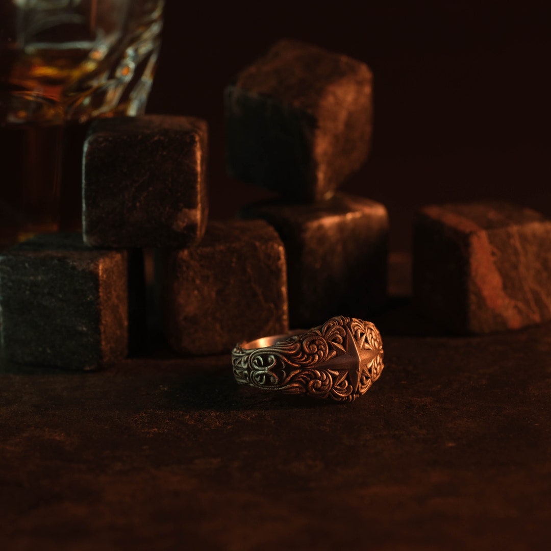 Compass Ring, Northstar Jewelry, Direction Ring, Traveler's Ring ...