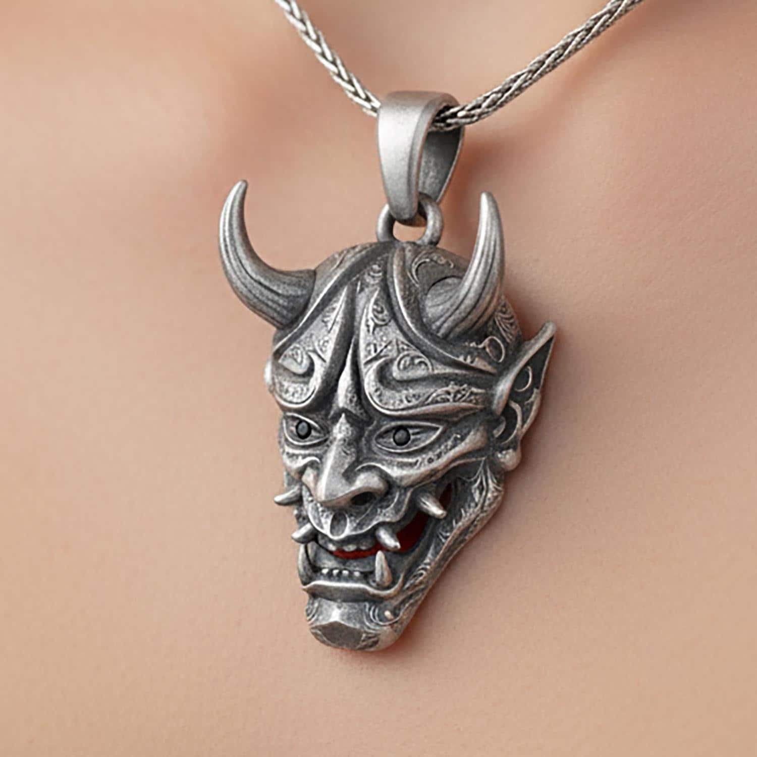 OX JEWELRY　Silver Mask Code & Necklace OX JEWELRY Silver Mask Code & Necklace OX JEWELRy 