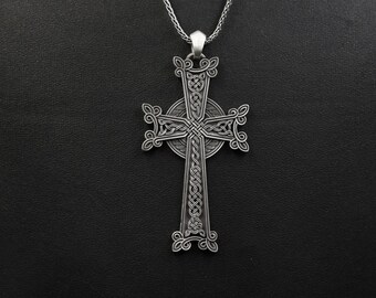 Collana Con Ciondolo A Croce Celtica In Argento 925, Nodo Infinito, Regalo Per Donne, Ragazze, Compleanno, Natale