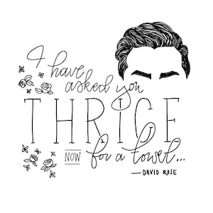 Schitt’s Creek Asked Thrice Bathroom Humor Digital File