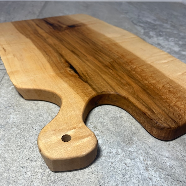 Maple Live Edge Board Etsy