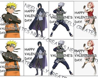 Naruto Valentines Cards | Etsy