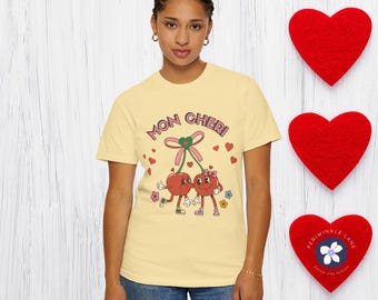 Mon Cheri Cherry T-shirt | Comfort Colors Garment-Dyed Tee