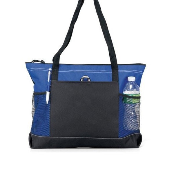 Gemline Select Zippered Tote Bag