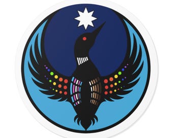 Pride Rebel Loon Aufkleber | Runder Vinyl-Aufkleber
