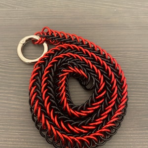 Half Persian, Chain Necklace / Collar, Handmade Aluminum Chainmail