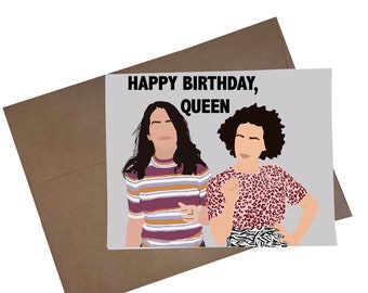 Broad City Birthday Card Happy Birthday Broad City Broad - Etsy
