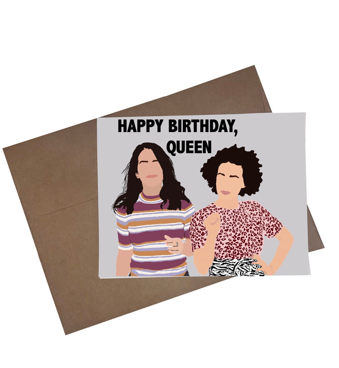 Broad City Happy Birthday Queen Card - Etsy