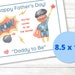 Happy Father's Day Daddy to Be Printable Card - Etsy