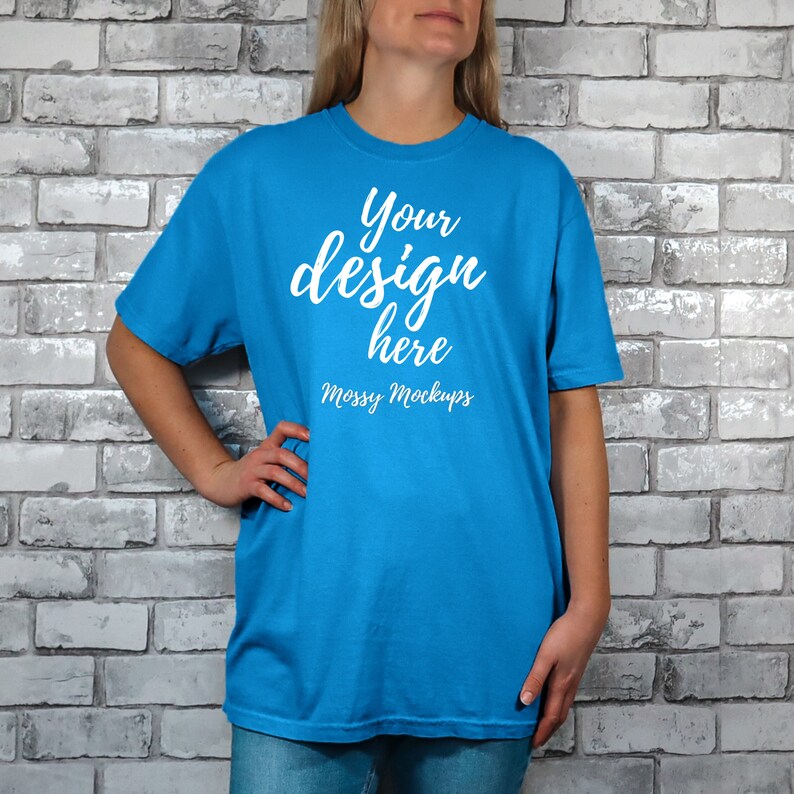 Royal Caribe Comfort Colors C1717 Mockup Oversized Comfort Etsy