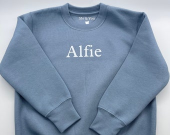 Kind Name Sweatshirt, personalisierte Mädchen Name Sweatshirt, benutzerdefinierte Name Shirt, personalisierte Kleinkind Name Pullover, Name Pullover Sweatshirt