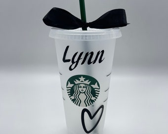 Personalised Starbucks Cold Cup | Venti | Reusable Cup | Cup with Straw | Cold Cup | Personalised Cup | Starbucks Cup | Iced Coffee Cup