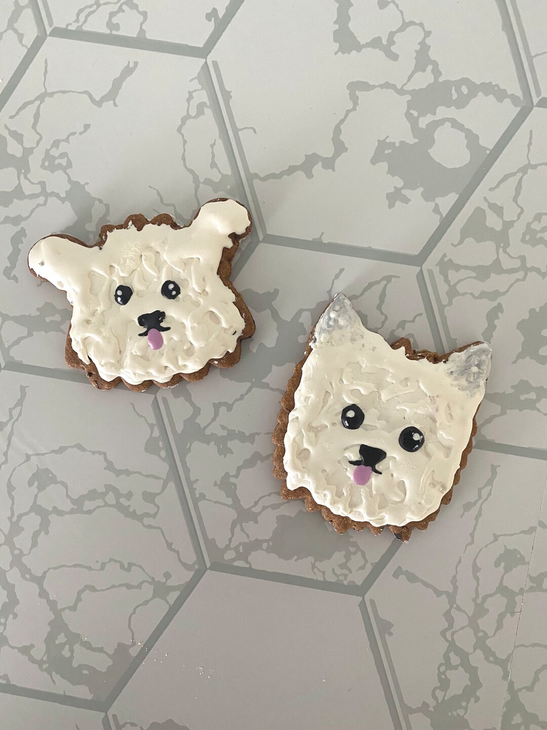 Custom Iced Dog Cookies Etsy