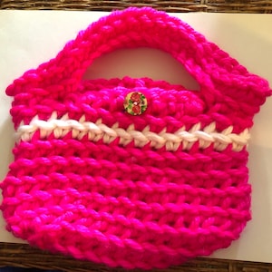 Monedero mini asa rosa
