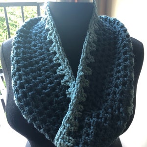 Dark green loose cowl