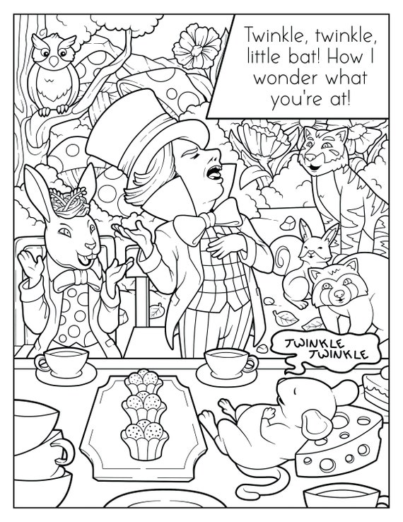 Alice in Wonderland Digital Download Printable group 4 - Etsy