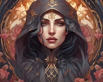 Digital Download Morgan the Witch Portrait