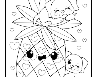 Kawaii food and animals digital download (group 5)