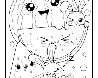 Kawaii food and animal digital download (group 4)