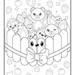 Téléchargement numérique de la nourriture et des animaux kawaii (groupe 3)