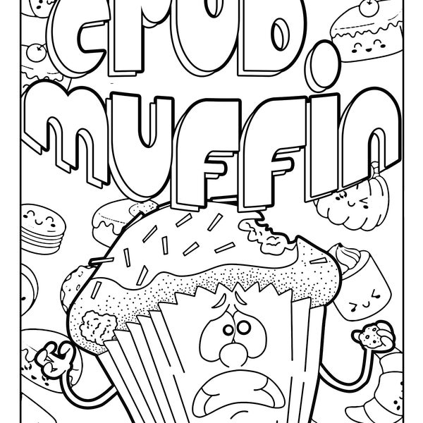 Coloring Pages Cuss - Etsy