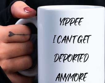 Citizenship Gifts Funny Us Citizen Coffee Mug For Citizenship Party New Citizen Gift For New American Green Card Holder Immigration Mug
