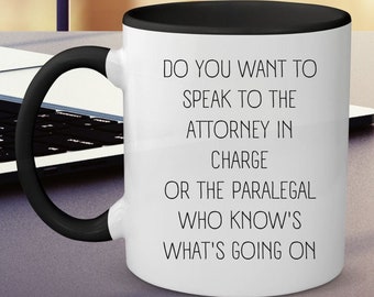 Legal Assistant Coffee Mug Paralegal Gift for Paralegal Funny Lawyer Gift Paralegal Gifts Paraprofessional Gift Idea for Attorneys Secretary