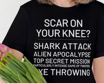Knee Replacement Recovery Shirt Knee Surgery Tshirt Funny Knee Surgery Speedy Recovery Gift Knee Surgery Gifts Kneecap Post Surgery Gift Tee