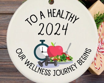 Nutritionist Gifts Dietitian Gifts Ornament Weight Loss Gift Gym Coach Gift Keepsake Health and Wellness Journey Ornament Healthy Living