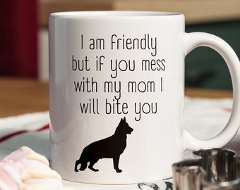 Black German Shepard Gifts German Shephard Coffee Mug German Shepherd Mugs German Shepherd Mom Black Shepherd German Shepherd Gift Tea Cup
