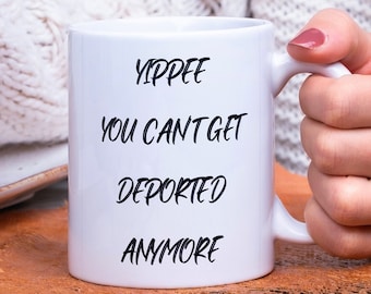 Citizenship Gifts Funny Coffee Mug Us Citizen Gift for Citizenship Party New Citizen Gift For New American Green Card Holder Immigration Mug