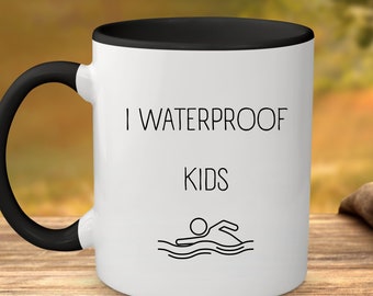 Swim Instructor Gifts Swim Coach Mug with Image Swimming Teacher Funny Mug for swimmer lifeguard pool safety lessons from kids PE Teacher