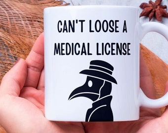 Plague Doctor Mug Plague Nurse Cute Plague Doctor Medieval Mug Plague Mask Surgeon Mug Funny Doctor Mug Goth Mug Empirics Bird DR Coffee Cup
