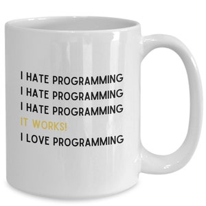 Programmer Mug Software Developer Gift Programming Mug Computer Programming Gift for Programmers Coding Mug Analyst Mug Web Developer Mug