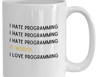 Programmer Mug Software Developer Gift Programming Mug Computer Programming Gift for Programmers Coding Mug Analyst Mug Web Developer Mug