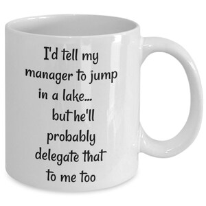 Manager Cup | Manager Christmas | Manager Gifts For Women | Funny Manager Mug| Hr Manager Mug | Boss Mug | Manager Leaving Gift