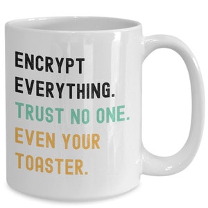 Cybersecurity Coffee Mug, Cyber Security Gift Idea, Computer Science, Internet Security Tea Cup, Cybersecurity Gift, Information Security