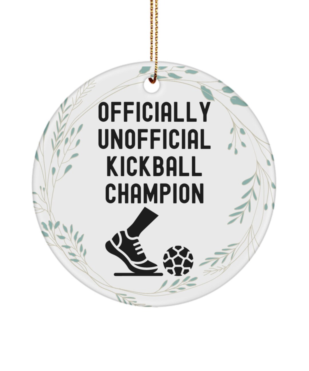 Kickball Ornament Kickball Player Gift Kickball Party Etsy