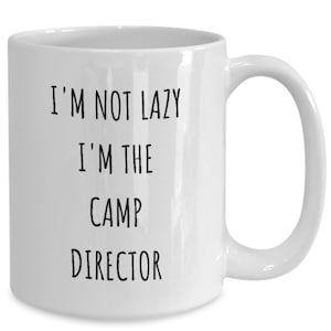 Camp Director Mug Funny Camps Coordinator Manger Gift Summer Camp Facilitator Gifts Idea from Camp Counselors and Campers Camp Director Gift