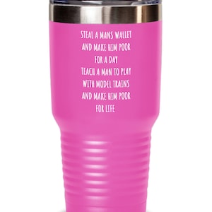 Train Lover Gift | Train Collector Gift | Model Train Collector Tumbler | Model Railroad | Model Train Fan Gift | Train Collector Tumblers