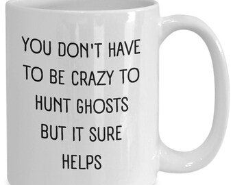 Paranormal Investigator Gifts Ghost Hunter Coffee Mug For Men Gifts For Goths Paranormal Gifts Funny Ghost Hunting Gift Idea Horror Fan Gift