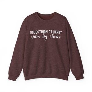 Funny Horse Sweatshirt, Horse Lover Gift, Equestrian Crewneck, Horse Gifts for Women Men, Horseback Riding Jumper, Cute Horse Apparel