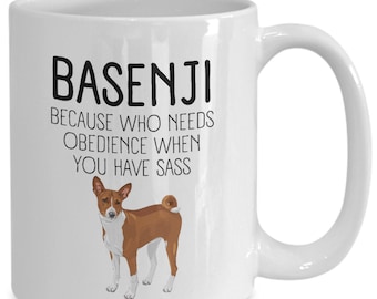 Basenji Gifts Congo Dog Basenji Mom Funny Coffee Mug For Basenjis Africian Bush Dog Basenji Dad Tea Cup Avuvi Owner Gift Idea For Zande Dog