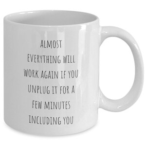 Stress Relief Gift Self Care Mug Anxiety Relief Relaxing gifts Forest mug unplug recharge refresh self gifts outdoor natural stop the grind