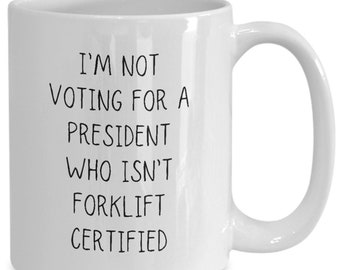 Forklift Operator Gifts Funny Coffee Mug For Forklift Driver Lift Warehouse Logistics Material Handler Powered Industrial Trucks Tea Cup