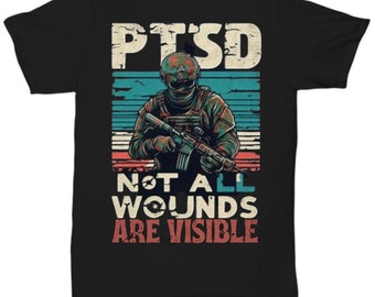 Ptsd Shirt | Military Wife | Veteran Shirt | Ptsd Awareness Gift | Healing Shirt | Mental Health Matters | Ptsd Awareness Month
